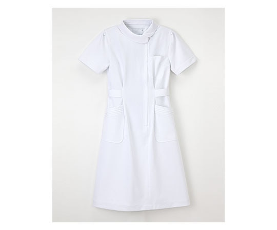 ナガイレーベン 看護衣半袖 ホワイト EL CA1707 1枚（ご注文単位1枚）【直送品】