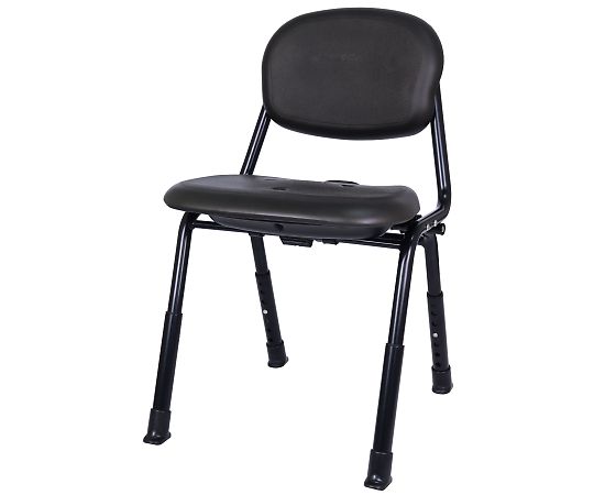 幸和製作所 ユニプラス コンパクトシャワーチェア（スマートタイプ） ブラック BSU16 1個（ご注文単位1個）【直送品】