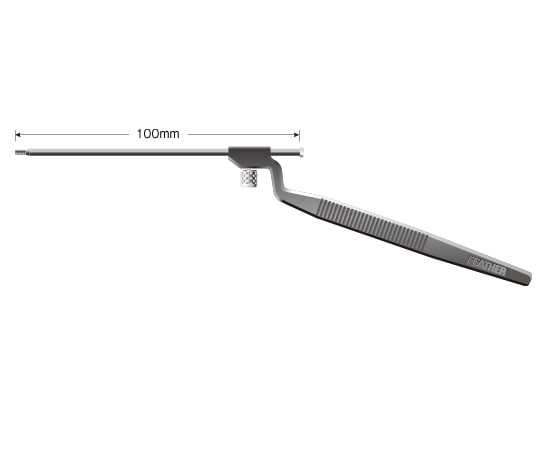 フェザー 微細手術用替刃メスハンドル NF-100BA 1箱（ご注文単位1箱）【直送品】