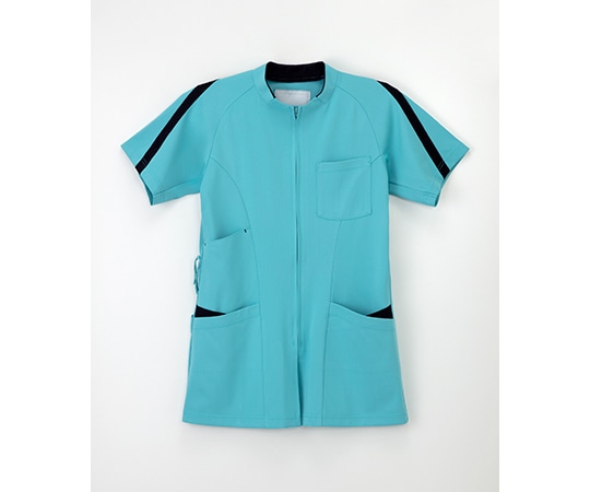 ナガイレーベン 男女兼用上衣 ブルー SS AY-4227 1枚（ご注文単位1枚）【直送品】