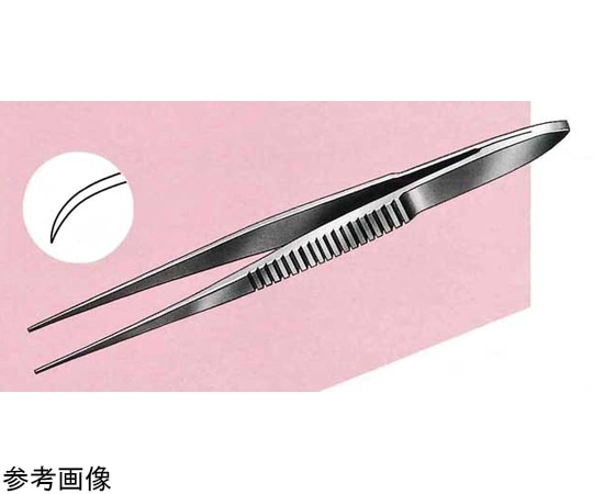 Leprex 極先細無鈎ピンセット 反型 95mm LMA-48-3 1個（ご注文単位1個）【直送品】