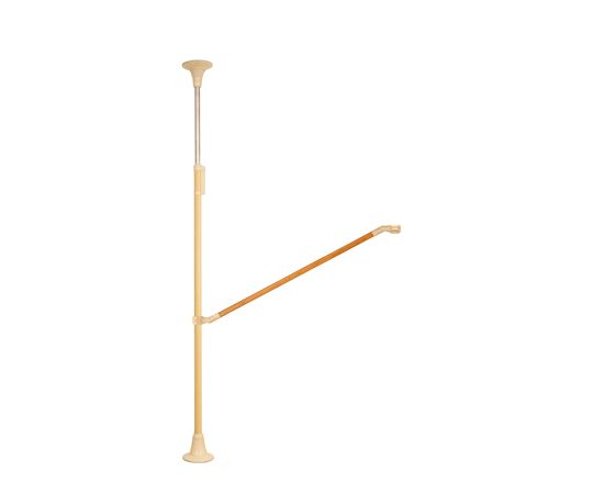 DIPPERホクメイ ベスポジBPZ 丸ベース レギュラート型 木手すり 曲げ1200 セット BPZ-K5100-12 1個（ご注文単位1個）【直送品】