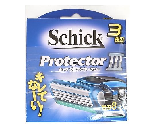 シック・ジャパン プロテクタースリー 替刃 1箱(8個入) 1箱(ご注文単位1箱)【直送品】