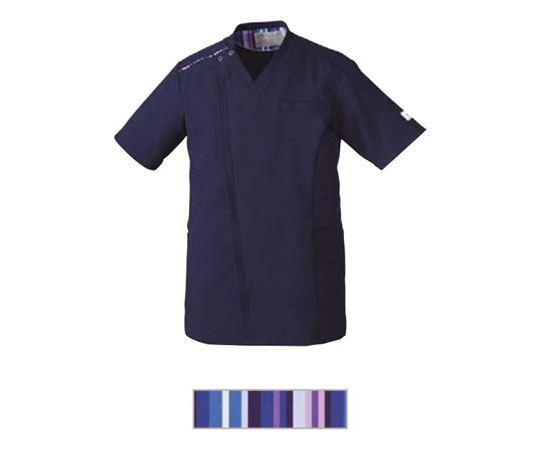 MICHEL KLEIN（ミッシェルクラン） ファスナースクラブ[男性用] ネイビー M ストレッチトロピカル MK-0003 1着（ご注文単位1着）【直送品】