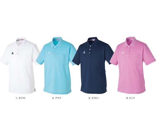 ルコックスポルティフ ポロシャツ 1 ホワイト SS UZL8022 1枚(ご注文単位1枚)【直送品】