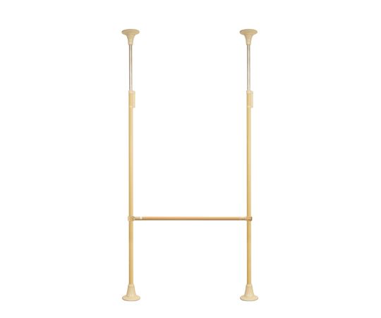 DIPPERホクメイ ベスポジBPZ 丸ベース ロング H型 伸縮 固定1200-1500 セット BPZ-H2500-32 1個（ご注文単位1個）【直送品】