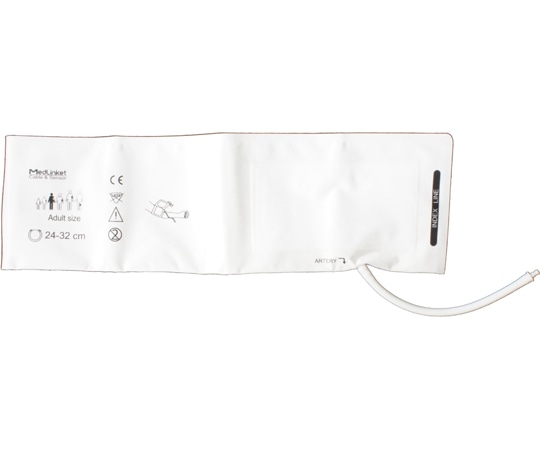 ビットストロング BSディスポーザブル血圧計カフ シリーズF（不織布）大人 ISO/IEC 80369-5互換コネクタ付き 5個入 Y000DA1 1袋（ご注文単位1袋）【直送品】