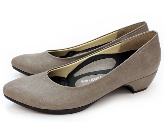 リゲッタ ポインテッドトゥパンプス グレー 23.0cm RMP001-GRY-23.0 1足（ご注文単位1足）【直送品】