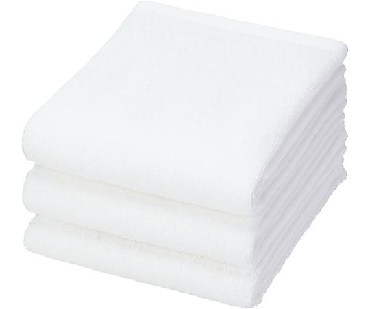 東進 高耐久性フェイスタオル ホワイト 3枚 KU-173 1パック（ご注文単位1パック）【直送品】