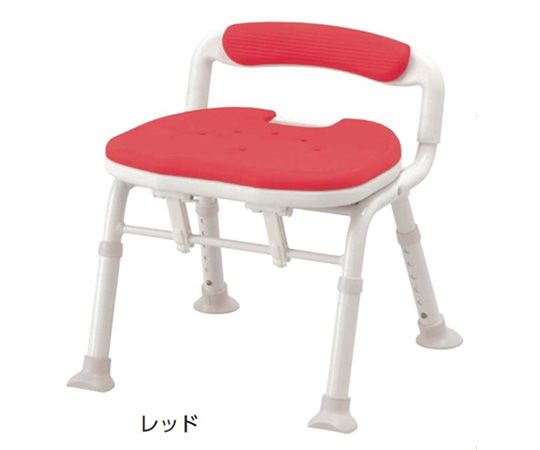 アロン化成 コンパクト折りたたみシャワーベンチ IC（｢骨盤サポート｣タイプ） レッド 536-382 1個（ご注文単位1個）【直送品】