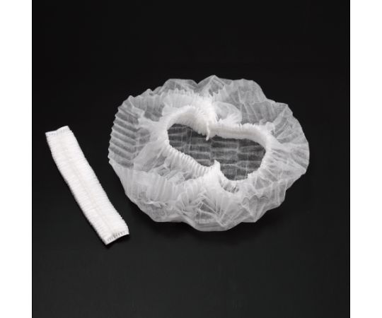 三和 不織布ヘアキャップ 2000個入 HS-2W 1箱(ご注文単位1箱)【直送品】