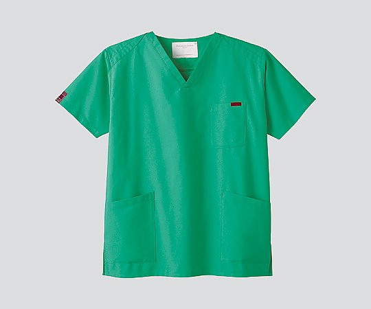 PANTONE(フォーク) スクラブ (男女兼用/右肩ホック式) エメラルド/S 7000SC S 1枚(ご注文単位1枚)【直送品】
