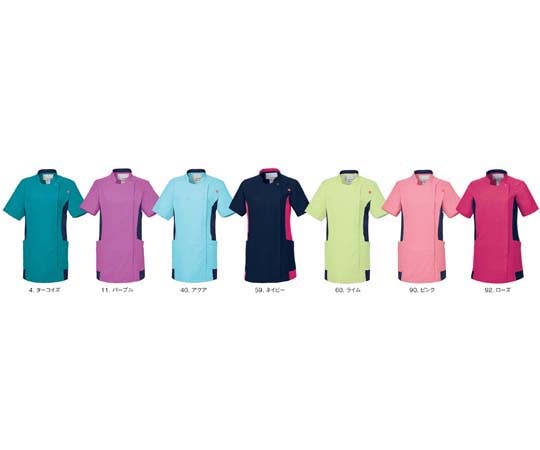 ルコックスポルティフ レディースバイカラージャケット 92 ローズ 4L UQW1049 1枚(ご注文単位1枚)【直送品】