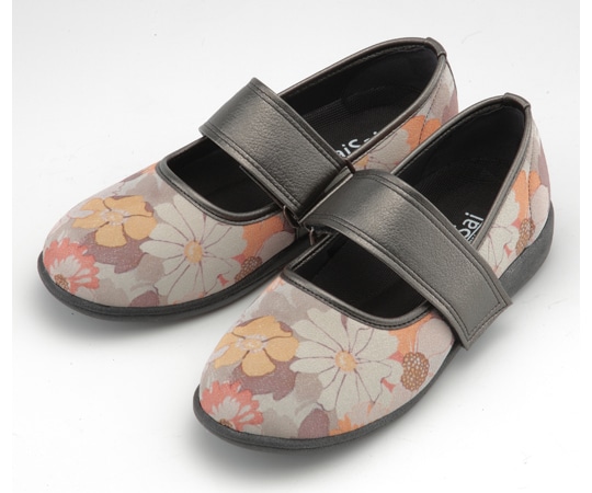 マリアンヌ製靴 フラワープリント フルールオレンジ 26.0cm W941 1足(ご注文単位1足)【直送品】