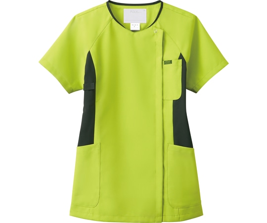 フォーク レディスジップスクラブR ライム×モスグリーン S 7014SC-6 1枚（ご注文単位1枚）【直送品】