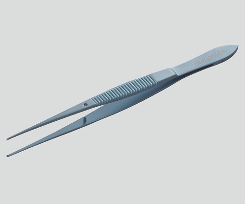 日本フリッツメディコ 眼科ピンセット（チタン製） 有鈎 TN-0490739L 1本（ご注文単位1本）【直送品】