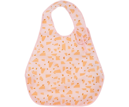 フットマーク こぼれないお食事エプロン ピーチ 403734 1枚（ご注文単位1枚）【直送品】