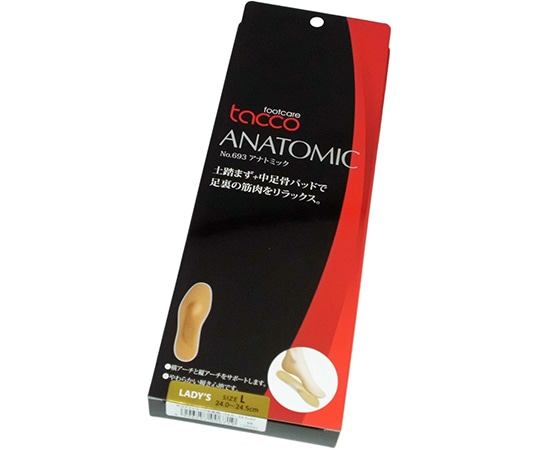 荒川産業 タコ アナトミック 女性用 L（24~24.5cm）  1足（ご注文単位1足）【直送品】