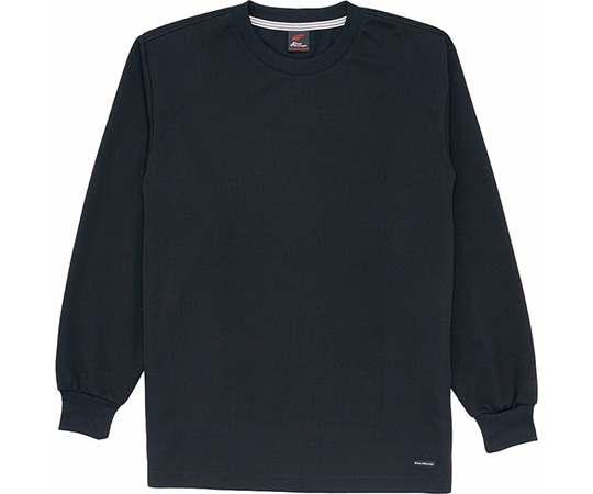 WHISEL(自重堂) 長袖Tシャツ ブラック 4L 85224 1枚(ご注文単位1枚)【直送品】