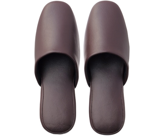 日紅商事 無柄スリッパ ダークブラウン 20足セット ST802（20ソクセット）-ダークブラウン-25.5cm 1箱（ご注文単位1箱）【直送品】