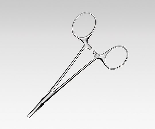 YDM 止血鉗子（ハルステッド・モスキート） 曲 有鈎 AA-21C2 1本（ご注文単位1本）【直送品】