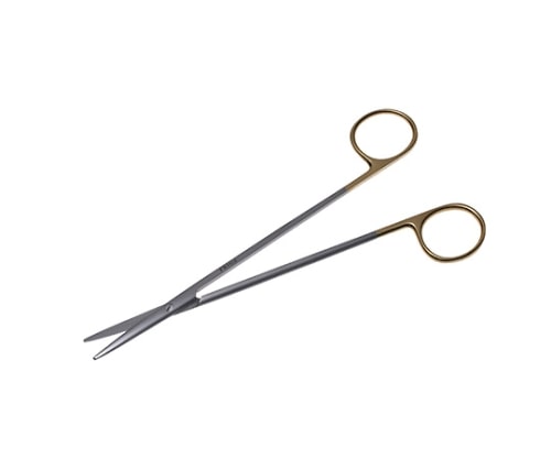 日本フリッツメディコ T/Cメッツェンバーム剪刀 25cm 直 B023-025X 1個（ご注文単位1個）【直送品】