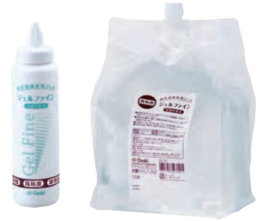 オオサキメディカル ジェルファイン 高粘度 2.5kg入（2個）  1ケース（ご注文単位1ケース）【直送品】