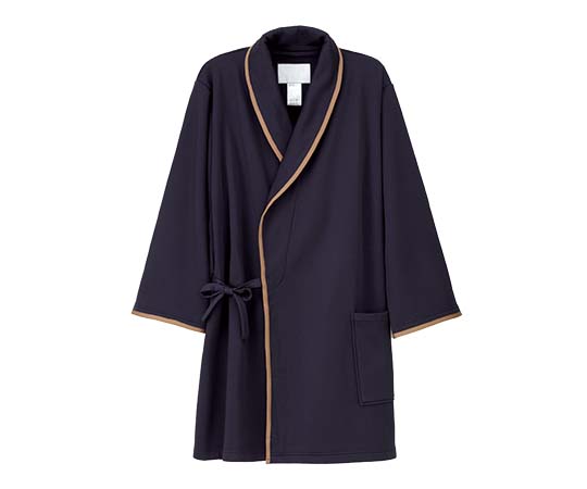 ナガイレーベン 検診ガウン ネイビー M FA-1500 1枚(ご注文単位1枚)【直送品】