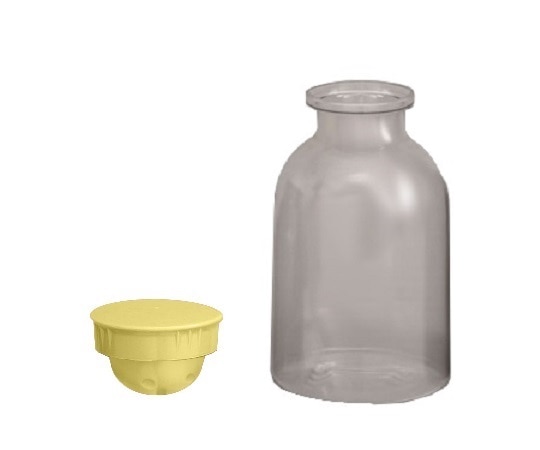 エムアイケミカル 散薬瓶 500㏄ キャップ黄 1個 395000 3 1個(ご注文単位1個)【直送品】