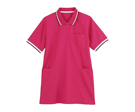 自重堂 半袖ロングポロシャツ レディース ローズ S WH90338 1枚（ご注文単位1枚）【直送品】