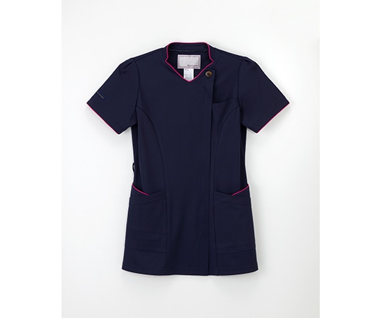 ナガイレーベン 女子スクラブ ネイビー+ピンク M AY-3782 1枚（ご注文単位1枚）【直送品】