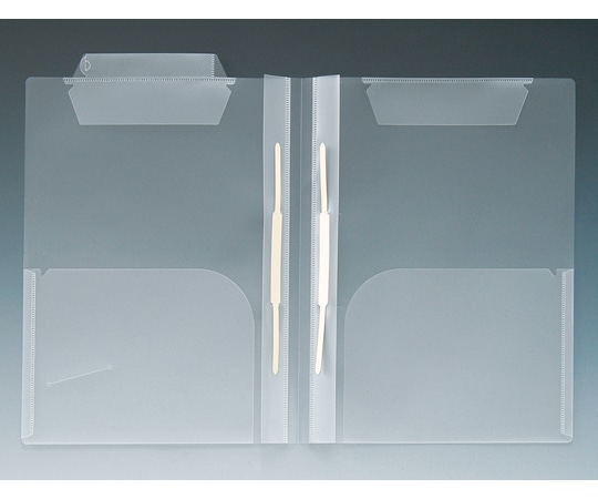 日本ホップス カルテフォルダー（A4ヨコ/ファスナー付） 250枚 CF-A4L-2F2WSTH 1箱（ご注文単位1箱）【直送品】