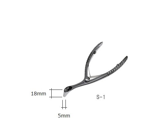 日本フリッツメディコ 鼻鏡・和辻 ステンレス S-1 E502-063S 1個(ご注文単位1個)【直送品】