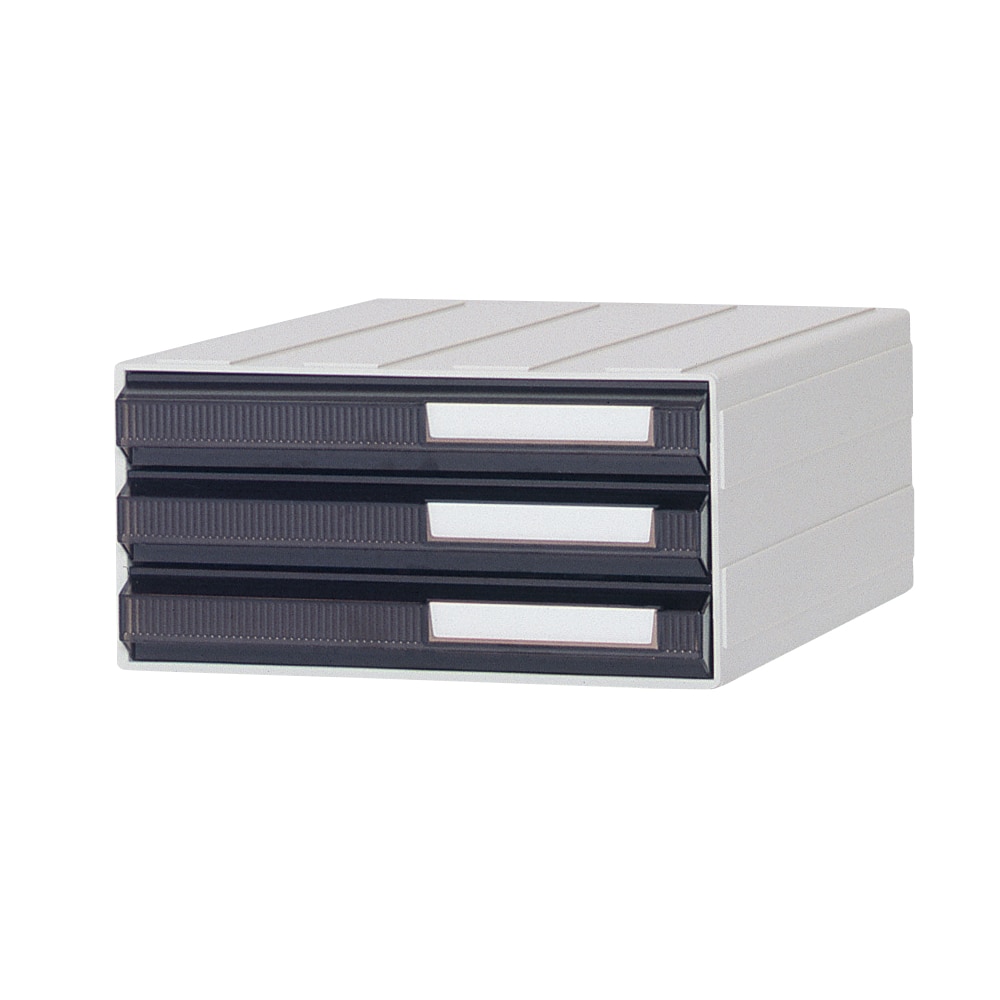 サカセ カセッター A4タイプ（引出3段）アンバー HA4-003 1個（ご注文単位1個）【直送品】