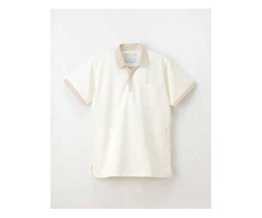 ナガイレーベン ニットシャツ アイボリー SS NX2902 1枚（ご注文単位1枚）【直送品】