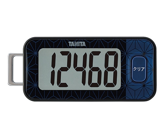タニタ 3Dセンサー搭載歩数計 ブルーブラック FB-740-BK 1個（ご注文単位1個）【直送品】