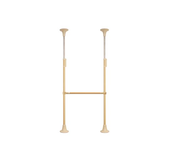 DIPPERホクメイ ベスポジBPZ 丸ベース ショート H型 伸縮 固定900-1200 セット BPZ-H2500-21 1個（ご注文単位1個）【直送品】