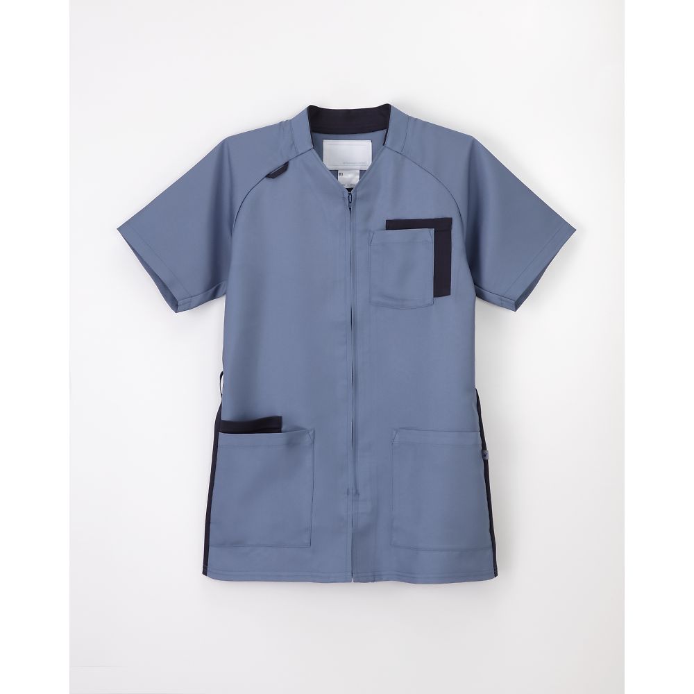 ナガイレーベン 男女兼用スクラブ ブルー S RT-5422 1枚（ご注文単位1枚）【直送品】