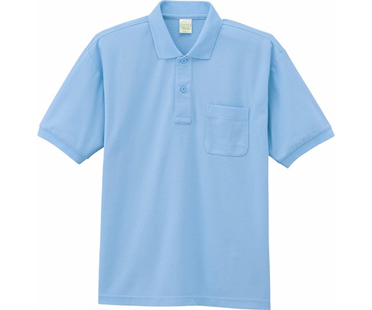 WHISEL（自重堂） 半袖ポロシャツ サックス SS 85254 1枚（ご注文単位1枚）【直送品】