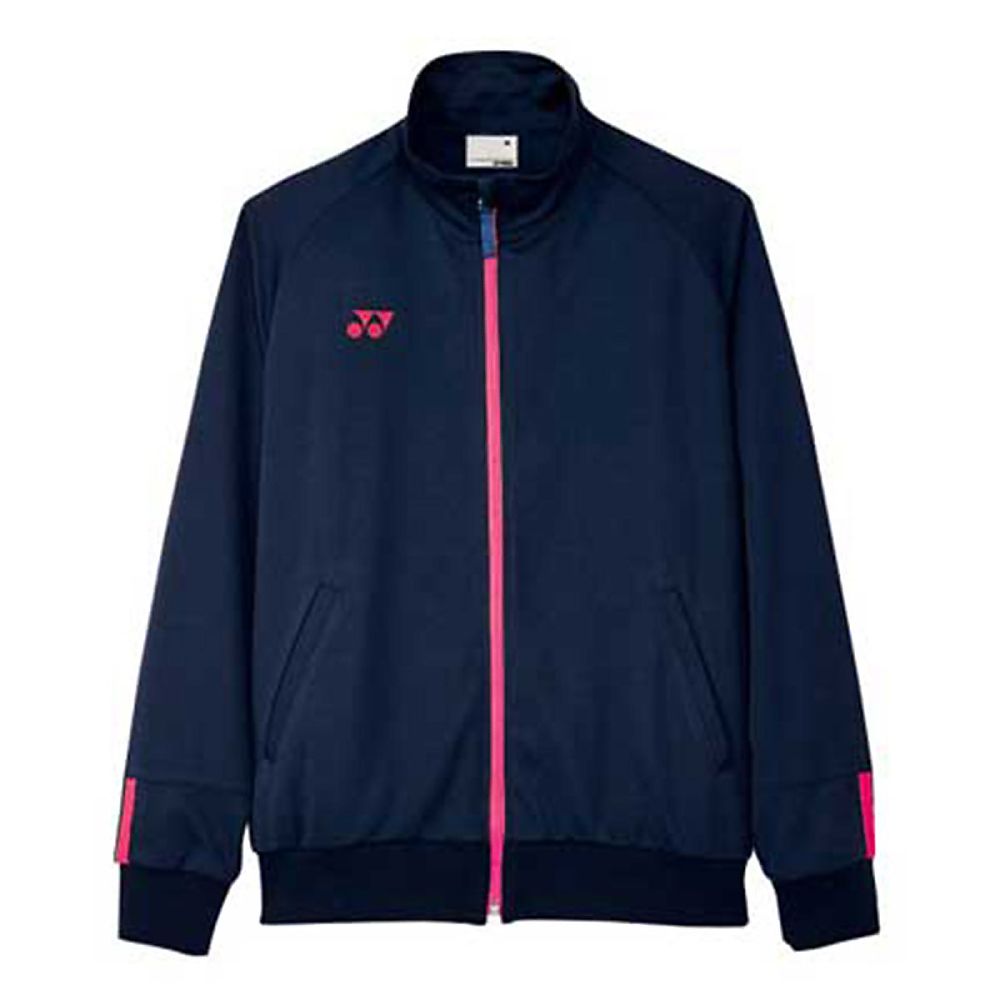 YONEX（トンボ） ケアワークジャケット ネイビー×ピンク LL（身丈69cm） CY100-11 LL 1枚（ご注文単位1枚）【直送品】
