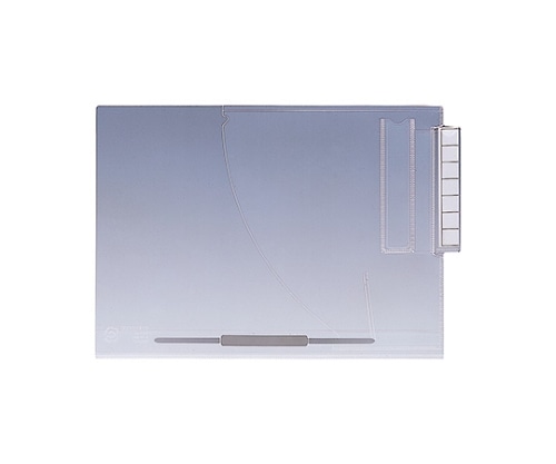 LIHITLAB カルテフォルダー ファスナー付 1箱（50枚入） HK713U 1箱（ご注文単位1箱）【直送品】