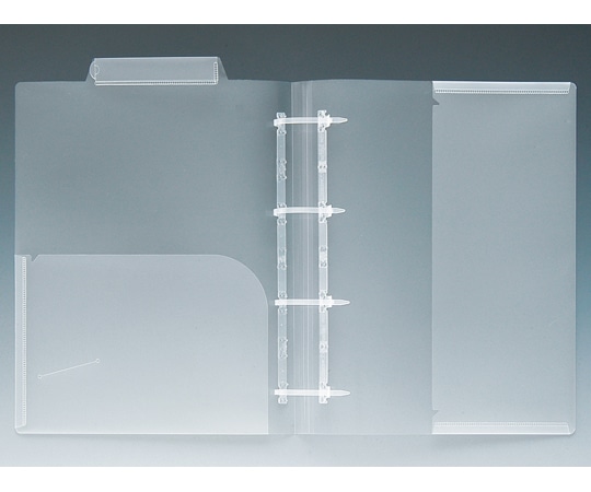 日本ホップス カルテフォルダー（アローブリッジファスナータイプ/4穴用） 200枚 CF-A4L-3W4BM 1箱（ご注文単位1箱）【直送品】