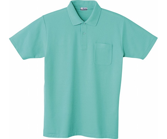 WHISEL（自重堂） 半袖ポロシャツ エメラルド L 24404 1枚（ご注文単位1枚）【直送品】