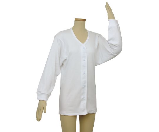 幸和製作所 テイコブらくホック肌着 婦人用（長袖）LL UN07W 1枚（ご注文単位1枚）【直送品】