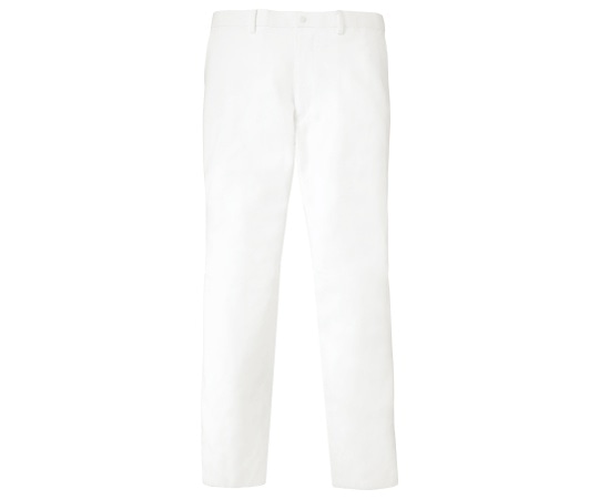 KAZEN メンズスリムストレートパンツ ホワイト 3L YW37-1 3L 1枚（ご注文単位1枚）【直送品】