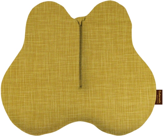 龍野コルク工業 和装CuCu(腰楽クッション)からしモカ 1個(ご注文単位1個)【直送品】