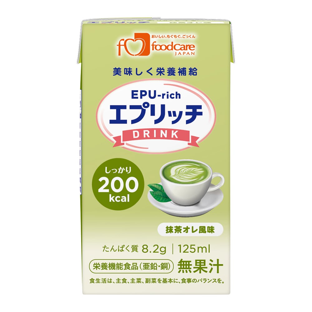 フードケア エプリッチドリンク 抹茶オレ風味 1箱（24本入）  1箱（ご注文単位1箱）【直送品】
