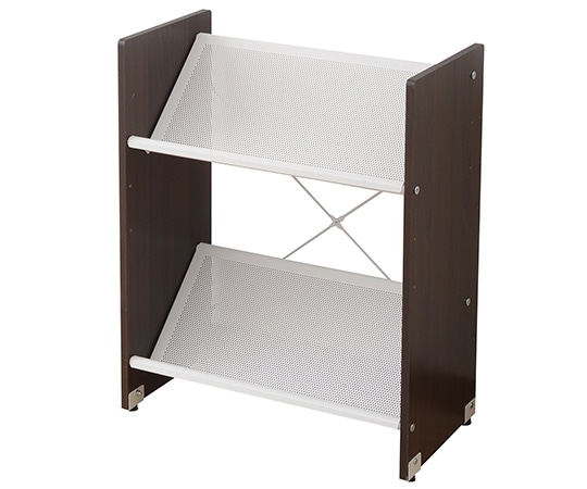 山善（YAMAZEN） マガジンラック ブラウン CDR-70632（BR） 1台（ご注文単位1台）【直送品】