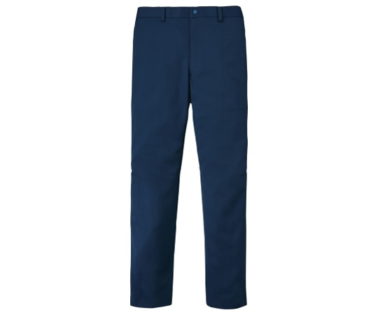 KAZEN メンズスリムストレートパンツ ネイビー S YW37-8 S 1枚（ご注文単位1枚）【直送品】