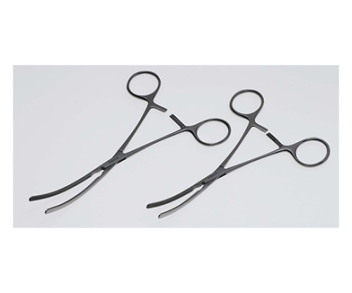 日本フリッツメディコ 腸鉗子 ドベイキードヤン 28cm 曲 F259-3438 1個（ご注文単位1個）【直送品】